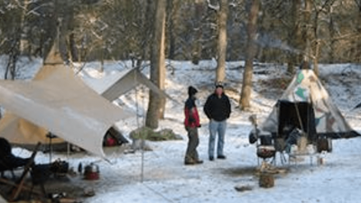 Winterkamperen met de Combi-Camp vouwwagen