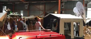 Gezellig druk in showroom Heemstede