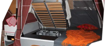 Combi-Camp vouwwagen twin bed