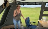 Front awning of Combi-Camp