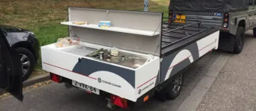 Combi-Camp vouwwagen keuken onderweg