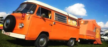 Oranje Combi-Camp vouwwagen kopen