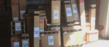 Combi-Camp webshop pakketten klaar voor verzending