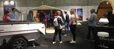 Combi-Camp vouwwagens op de beurs in Noorwegen