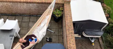 Klanten foto Combi-Camp Country vouwwagen met hangmat