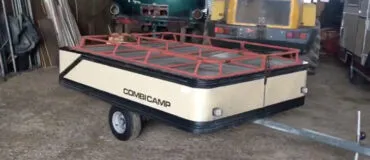 Oud model Combi-Camp vouwwagen