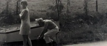 Oude Combi-Camp vouwwagen uit 1972