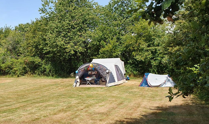 Combi-Camp Flexi op de camping in Frankrijk