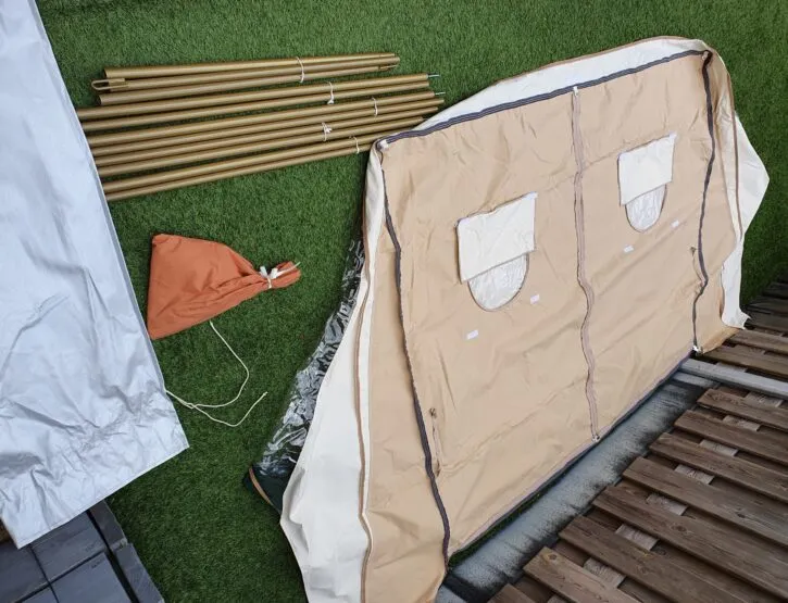 Stand-alone kit voor gastencabine