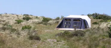 Combi-Camp FLEXI vouwwagen op camping in de duinen