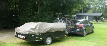 Combi-Camp FLEXI vouwwagen op camping
