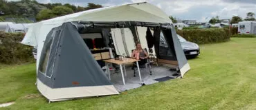 Combi-Camp Country vouwwagen op camping in Denemarken