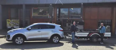Combi-Camp Country vouwwagen aflevering bij Aart Kok Adventure Roden