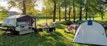 Combi-Camp Country vouwwagen op de camping
