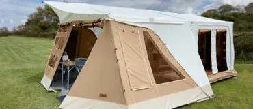 Combi-Camp Country vouwwagen EcoHemp beige doek