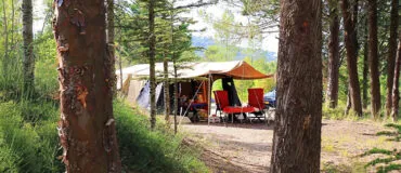 Combi-Camp Country vouwwagen op de camping
